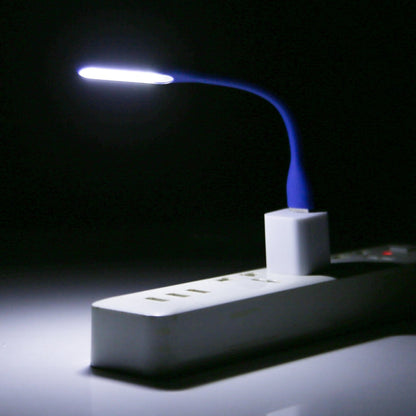 6LEDs USB Interface Flexible Reading Light with US Power Adapter, Light + Adapter