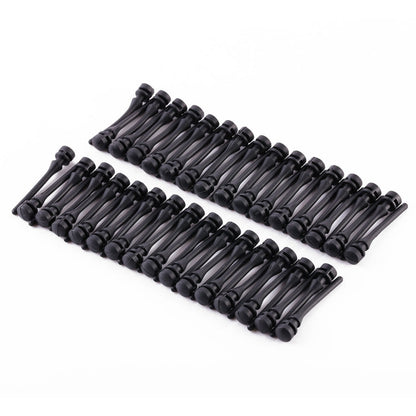 60 PCS 40mm Anti Vibration Soft Damping Nail Rubber Silicone Computer Fan Screw, 60 PCS 40mm, 60 PCS 40mm (Blue)