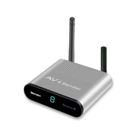 Measy AV240 2.4GHz Wireless Audio / Video Transmitter and Receiver with Infrared Return Function, Transmission Distance: 400m, AV240 Silver