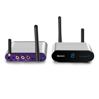 Measy AV240 2.4GHz Wireless Audio / Video Transmitter and Receiver with Infrared Return Function, Transmission Distance: 400m, AV240 Silver
