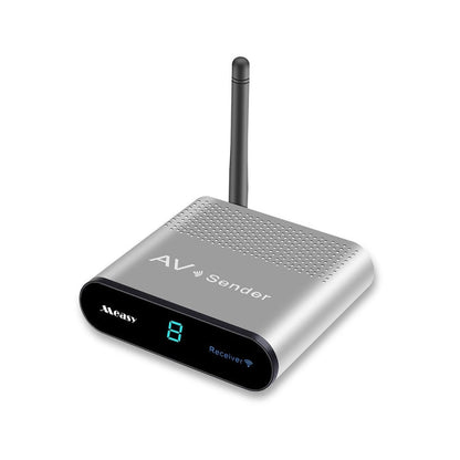 Measy AV530 5.8GHz Wireless Audio / Video Transmitter and Receiver, Transmission Distance: 300m, UK Plug, AV530 Silver