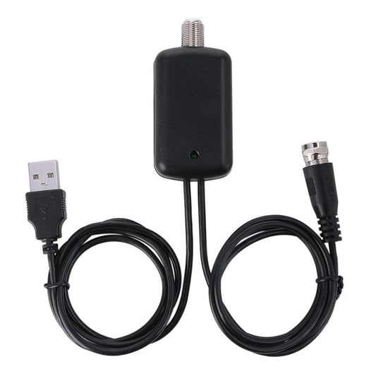 USB Connector Signal Booster Amplifier + IEC Converter Head, USB 50 Miles 25dBi