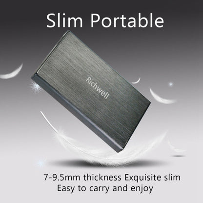 Richwell SATA R23-SATA-500GB 500GB 2.5 inch USB3.0 Interface Mobile Hard Disk Drive, 500GB