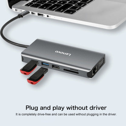 Lenovo LX0801 Type-C / USB-C Network Cable Interface Converter Docking Station, LX0801