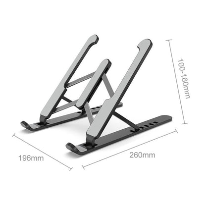 Laptop Stand Desktop Raise Bracket Cooling Base Lifting Holder Foldable, Pro-8