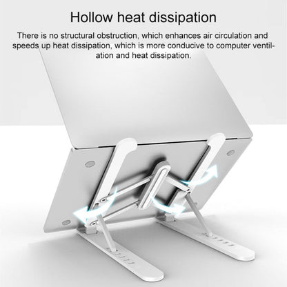Laptop Stand Desktop Raise Bracket Cooling Base Lifting Holder Foldable, Pro-8