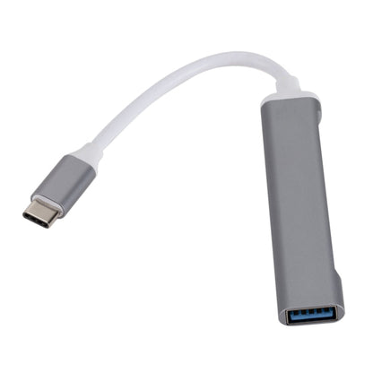C809 USB 3.0 x 1 + USB 2.0 x 3 to USB-C / Type-C Multi-function Splitter HUB Adapter, C809