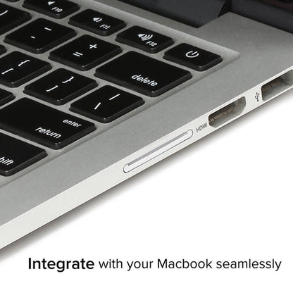 BASEQI Hidden Aluminum Alloy SD Card Case for MacBook Air 13.3 inch Laptops, For MacBook Air 13.3
