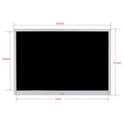 HSD1504 15.4 inch LED 1280x800 High Resolution Display Digital Photo Frame with Holder and Remote Control, Support SD / MMC / MS Card / USB Port, EU Plug(Gold), HSD1504 15.4 inch