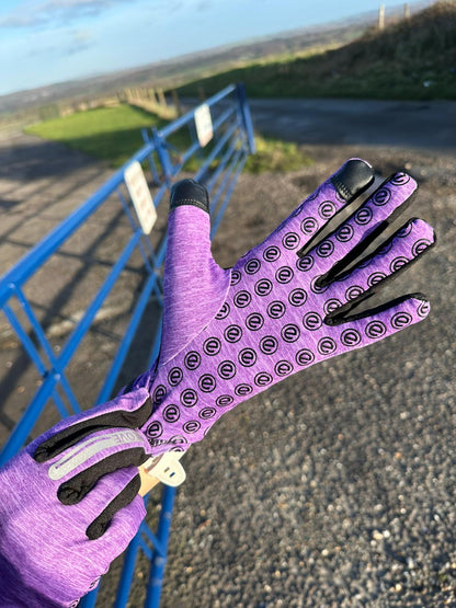 eGLOVE Run Gloves – Purple | Touchscreen Running Gloves