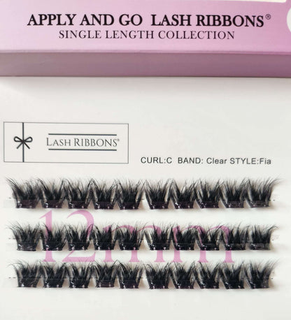 Pre-Glued Lashes - K Glue No Faff Lash - Fia