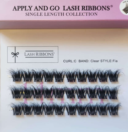 Pre-Glued Lashes - K Glue No Faff Lash - Fia