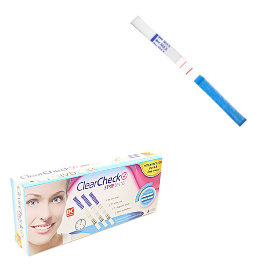 Europe ClearCheck Pregnancy Test Kit Pack of 3 Reliable Convenient