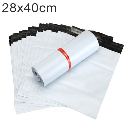 100 PCS / Roll Thick Express Bag Packaging Bag Waterproof Plastic Bag, Size: 28x40cm (Dark Grey), 28x40cm, Pink, 28x40cm, Silver Grey, 28x40cm, White
