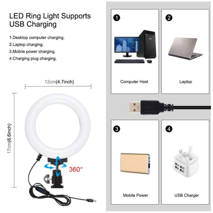 PULUZ 2 in 1 Vlogging Live Broadcast Smartphone Video Rig + 4.7 inch 12cm Ring LED Selfie Light Kits with Cold Shoe Tripod Head for iPhone, Galaxy, Huawei, Xiaomi, HTC, LG, Google, and Other Smartphones, 2 in 1 Ring LED