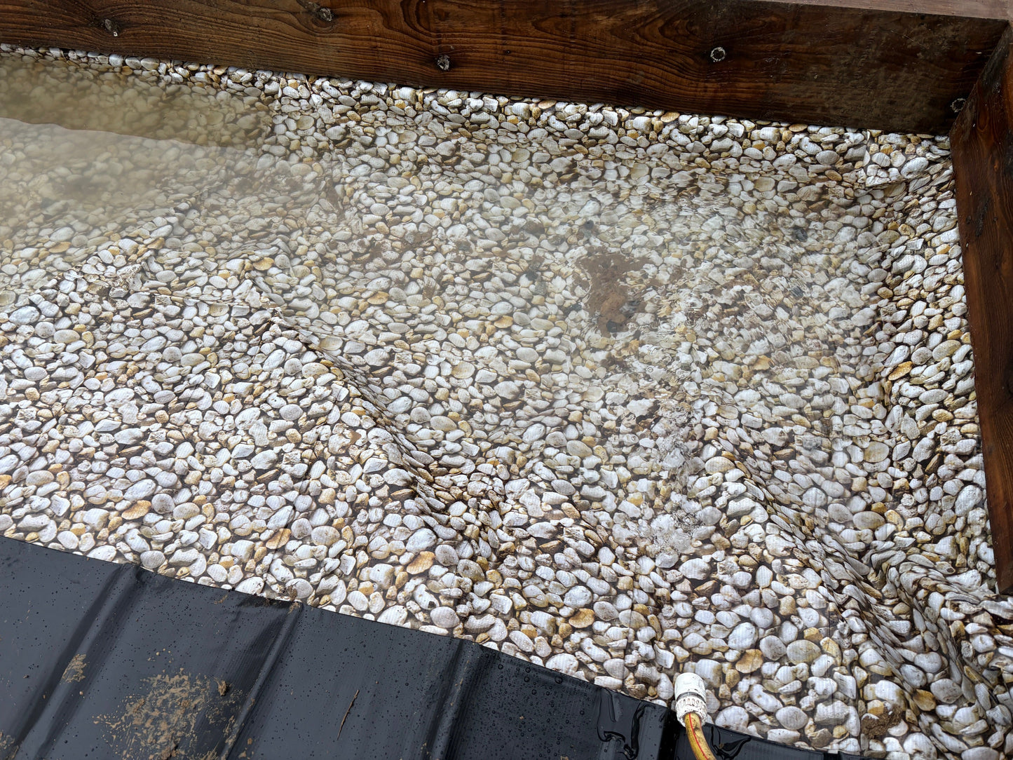 PVC Pond Liner XL-Grade Small Pebble Print 4m x 6m