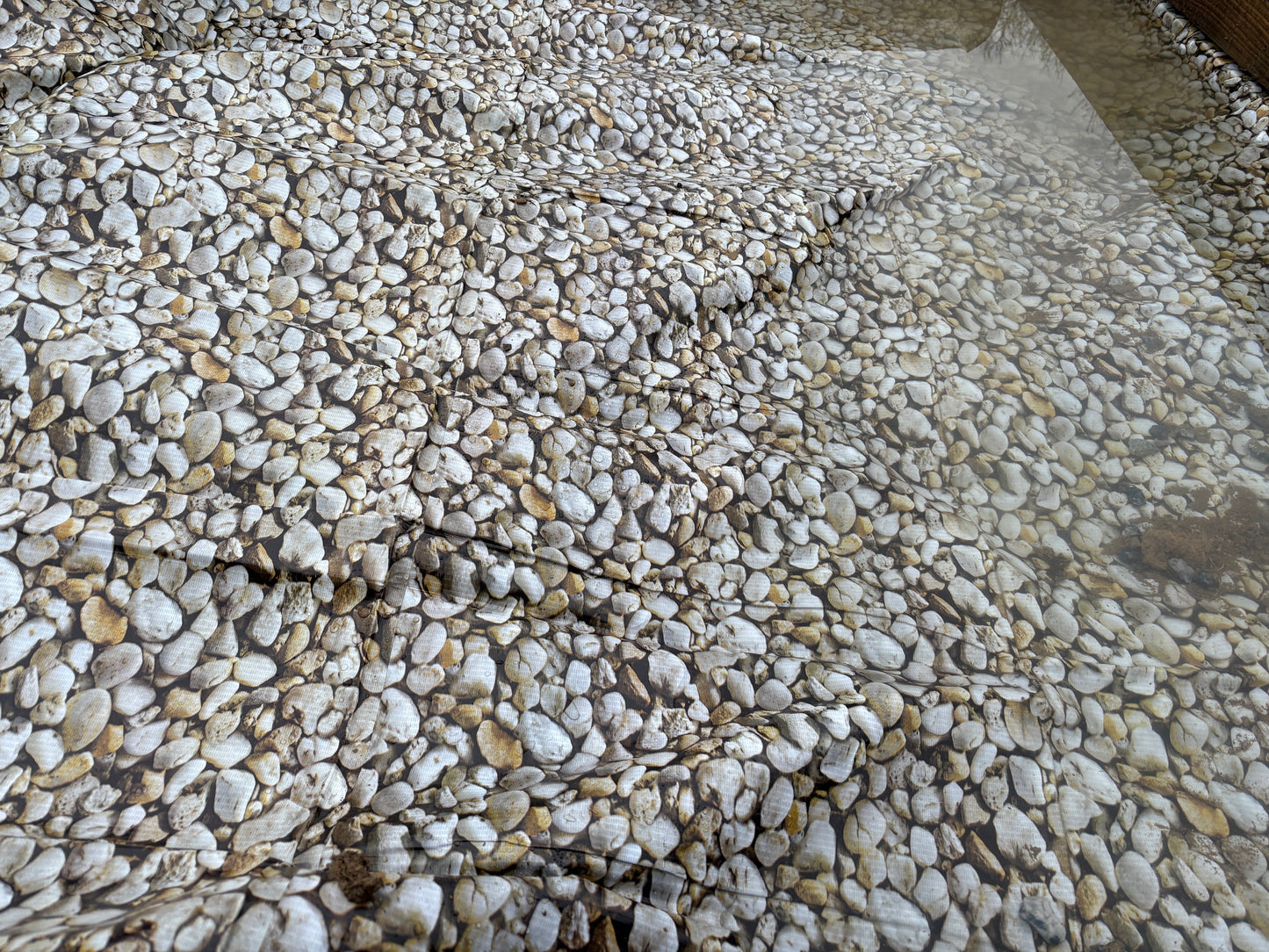 PVC Pond Liner XL-Grade Small Pebble Print 4m x 6m