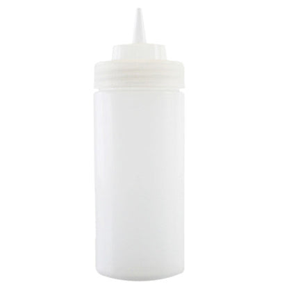 Wide Mouth Squeeze Bottle 16oz / 475ml Clear - Pack of 6
