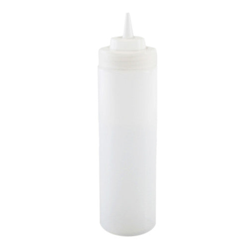 Wide Mouth Squeeze Bottle 25oz / 710ml Clear - Pack of 6