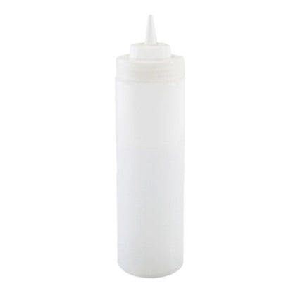 Wide Mouth Squeeze Bottle 25oz / 710ml Clear - Pack of 6