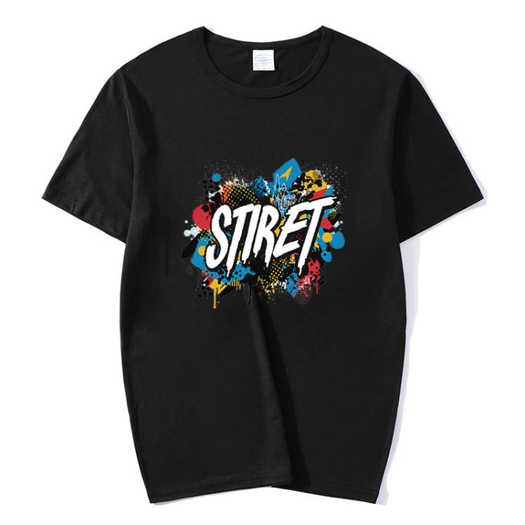 Round Neck Modal Short Sleeve T-shirt Custom Made Print Your Demand, Size: XXXL, XXXL