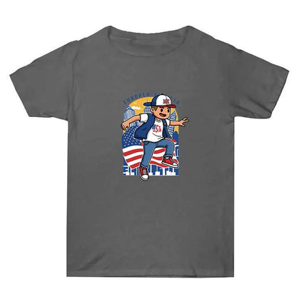 Summer Baggy Cotton Short Sleeve T-shirt Custom Made Print On Your Demand, Size: XXL, XXL