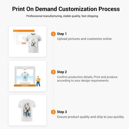 Summer Baggy Cotton Short Sleeve T-shirt Custom Made Print On Your Demand, Size: XXL, POD T-Shirt, XXL