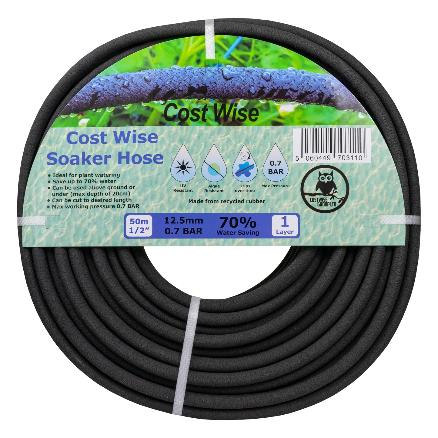 Porous Pipe Kit, POROUS-KIT12 Drip Irrigation Fitting Micro Watering System