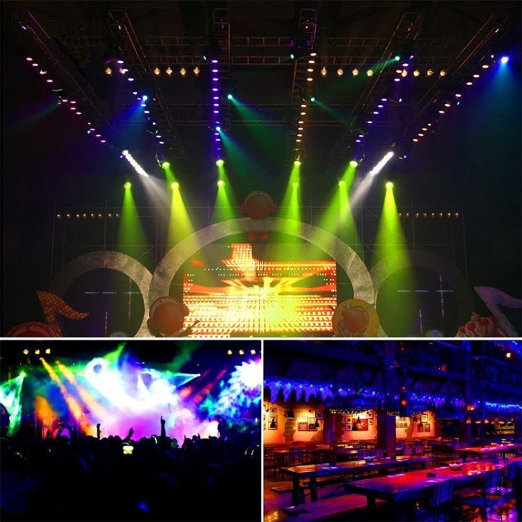 36W 36 LEDs DMX512 RGB LED PAR Light with Remote Control, Strobe + Sound Control + Self-propelled, AC 100-240V, RGB with Remote Control