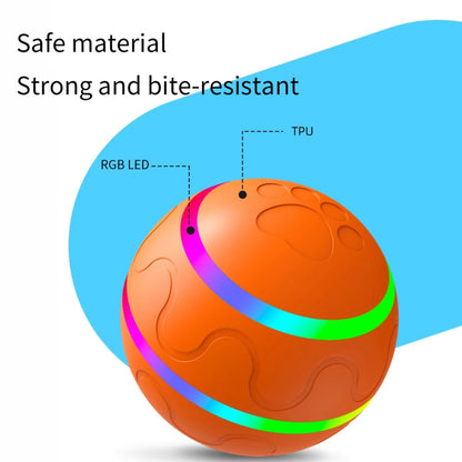 O1 Intelligent Auto Pet Toy Dog Training Luminous Ball, Auto, 8cm Auto