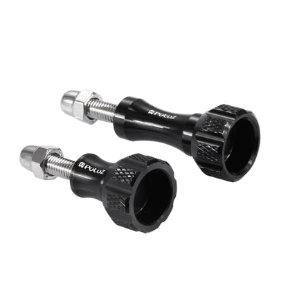 PULUZ CNC Aluminum Thumb Knob Stainless Bolt Nut Screw Set for GoPro, Insta360, DJI and Other Action Cameras, 2 Black Screws (Aluminum), 2 Gold Screws (Aluminum), 2 Blue Screws (Aluminum), 2 Red Screws (Aluminum)