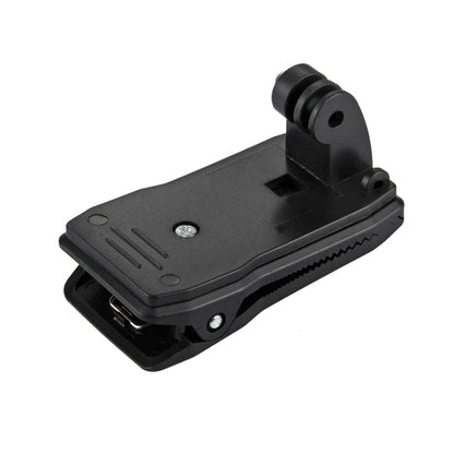 PULUZ 360 Degree Rotating Backpack Hat Rec-mounts Quick Release Clamp Mount for GoPro, Insta360, DJI and Other Action Cameras, Hat Rec-mount