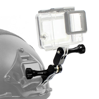 PULUZ CNC Aluminum Ball Joint Mount with 2 Long Screws for GoPro, Insta360, DJI and Other Action Cameras, CN Stock