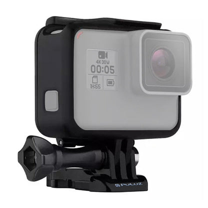 PULUZ ABS Plastic Housing Shell Frame Mount Protective Case Cage with Pedestal and Long Screw for GoPro HERO(2018) /7 Black /6 /5, For GoPro HERO6 /5