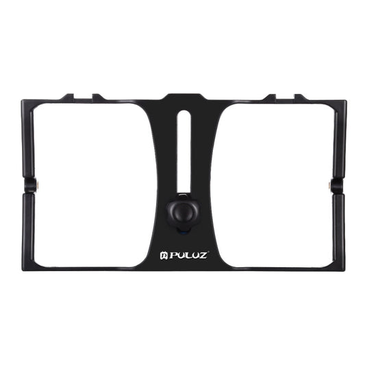 PULUZ Vlogging Live Broadcast Smartphone Video Rig Filmmaking Recording Handle Stabilizer Bracket for iPhone, Galaxy, Huawei, Xiaomi, HTC, LG, Google, and Other Smartphones, Vlogging Rig