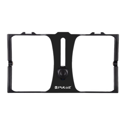 PULUZ Vlogging Live Broadcast Smartphone Video Rig Filmmaking Recording Handle Stabilizer Bracket for iPhone, Galaxy, Huawei, Xiaomi, HTC, LG, Google, and Other Smartphones, Vlogging Rig