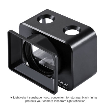 PULUZ for Sony RX0 Aluminum Alloy Protective Cage + 37mm UV Filter Lens + Lens Sunshade with Screws and Screwdrivers, Cage Black, Cage Gold, Cage Blue, Cage Red, Cage Silver
