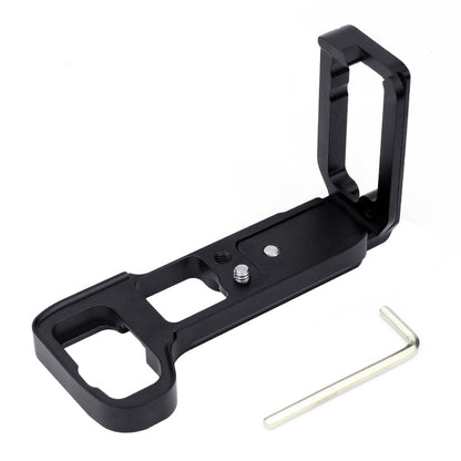PULUZ 1/4 inch Vertical Shoot Quick Release L Plate Bracket Base Holder for Sony A9 (ILCE-9) / A7 III/ A7R III, For Sony A9 (Red)