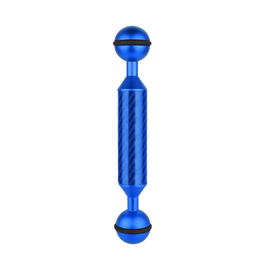 PULUZ 5 inch 13cm Length 20.8mm Diameter Dual Balls Carbon Fiber Floating Arm, Ball Diameter: 25mm, 5 inch Blue, 5 inch Red, 5 inch Black