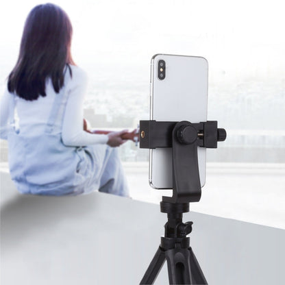PULUZ 360 Degree Rotating Universal Horizontal Vertical Shooting Phone Clamp Holder Bracket for iPhone, Galaxy, Huawei, Xiaomi, Sony, HTC, Google and other Smartphones, Horizontal Vertical Clamp