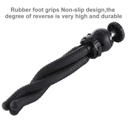 PULUZ Mini Octopus Flexible Tripod Holder with Ball Head for SLR Cameras, GoPro, Cellphone, Size: 25cmx4.5cm, 25cm Tripod