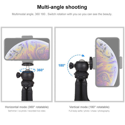 PULUZ Mini Octopus Flexible Tripod Holder with Ball Head for SLR Cameras, GoPro, Cellphone, Size: 25cmx4.5cm, 25cm Tripod
