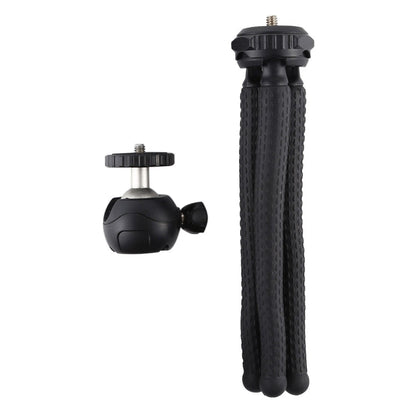 PULUZ Mini Octopus Flexible Tripod Holder with Ball Head for DJI, Insta360, GoPro and Other Action Cameras, SLR Cameras, Cellphone, Size: 25cmx4.5cm, 25cm Tripod