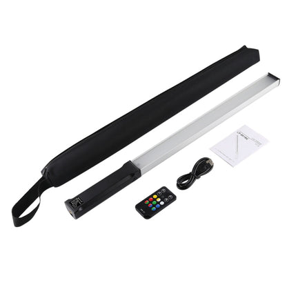 PULUZ RGB Colorful Photo LED Stick Adjustable Color Temperature Handheld LED Fill Light with Remote Control, Remote Fill Light