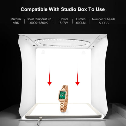 PULUZ 20cm LED Shadowless Light Pad for Photo Studio Box, 20cm Shadowless Light