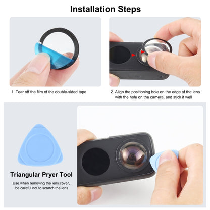 PULUZ Lens Guard PC Protective Cover for Insta360 One X2, Lens Guard For Insta360 ONE X2