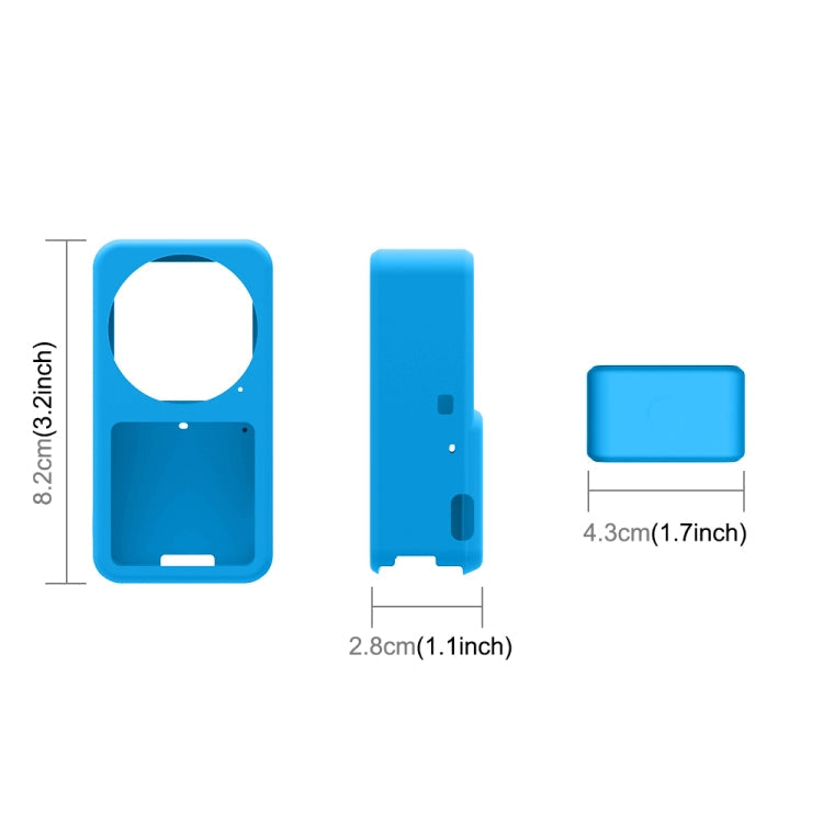 PULUZ Silicone Protective Case for DJI Action 2, For DJI Action 2