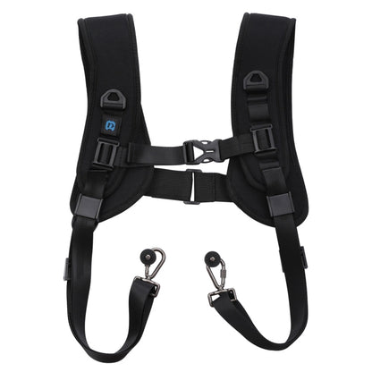 PULUZ Quick Release Double Shoulder Harness Soft Pad Decompression Foam Strap Belt for DSLR Digital Cameras, Double Shoulder