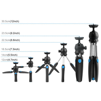 PULUZ Mini VLOG Live Stabilizer Stand Tripod with Phone Clamp for Smartphones, Mini VLOG Live Stabilizer(Blue), Mini VLOG Live Stabilizer(Red)