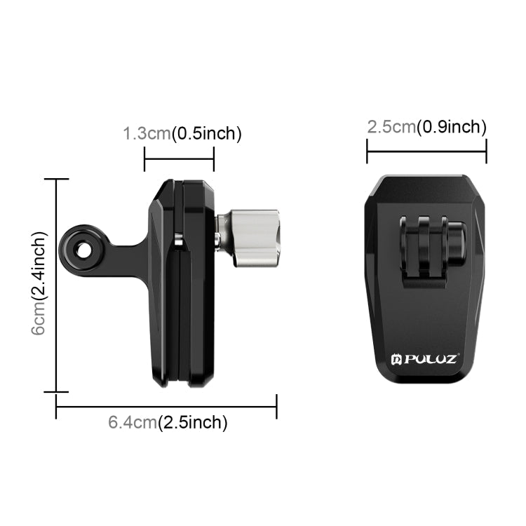PULUZ Motorcycle Windshield Clip Bracket Camera Mount, Windshield Clip II